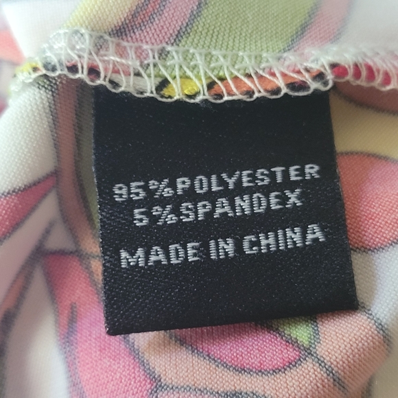 E39 BY ERIC | Funky Retro Patterned Blouse, Sz. M - Picture 5 of 5